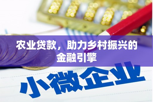 玄武农业贷款，助力乡村振兴的金融引擎