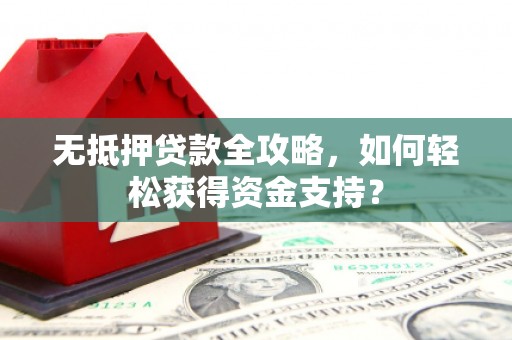 玄武无抵押贷款全攻略，如何轻松获得资金支持？