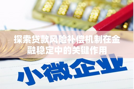 玄武探索贷款风险补偿机制在金融稳定中的关键作用