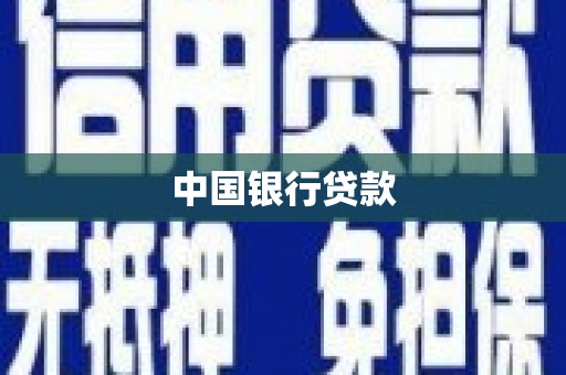 玄武中国银行贷款