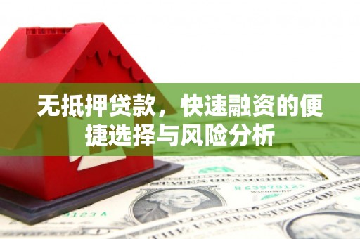 玄武无抵押贷款，快速融资的便捷选择与风险分析