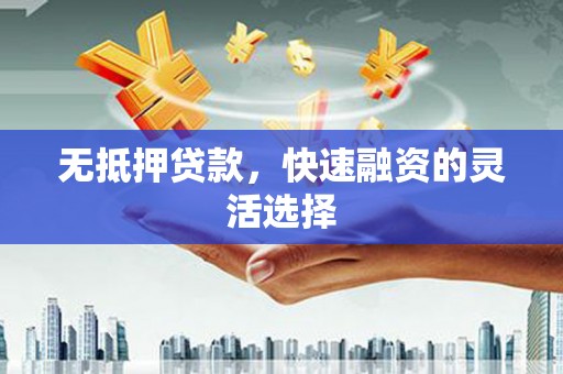 玄武无抵押贷款，快速融资的灵活选择