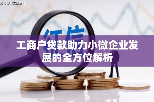 玄武工商户贷款助力小微企业发展的全方位解析
