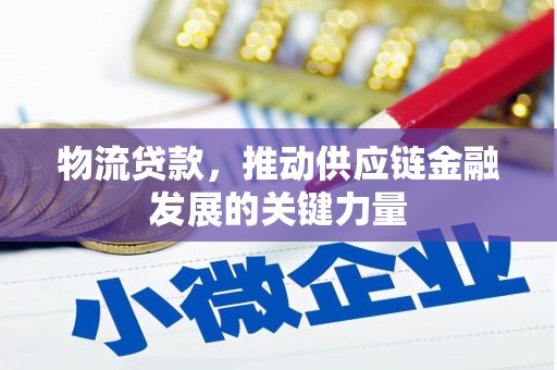 玄武物流贷款，推动供应链金融发展的关键力量