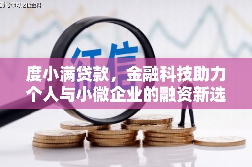 玄武度小满贷款，金融科技助力个人与小微企业的融资新选择