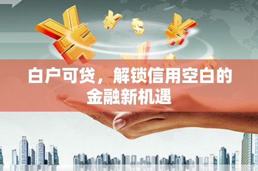 玄武白户可贷，解锁信用空白的金融新机遇