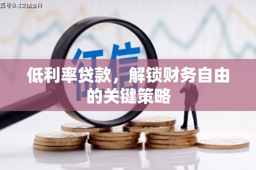 玄武低利率贷款，解锁财务自由的关键策略