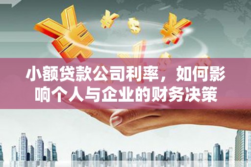 玄武小额贷款公司利率，如何影响个人与企业的财务决策