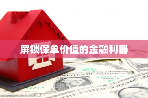 玄武解锁保单价值的金融利器