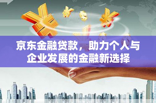 玄武京东金融贷款，助力个人与企业发展的金融新选择