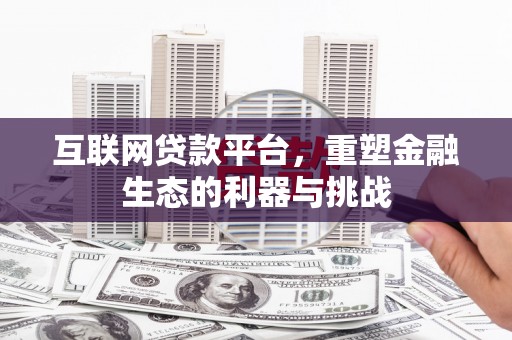 玄武互联网贷款平台，重塑金融生态的利器与挑战
