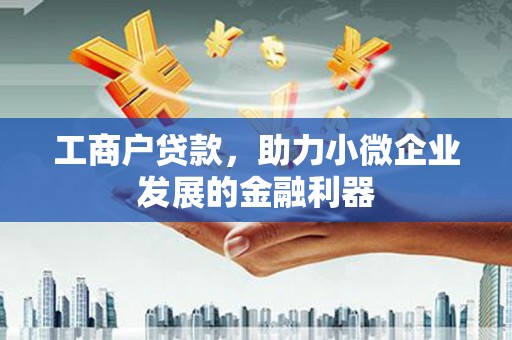 玄武工商户贷款，助力小微企业发展的金融利器