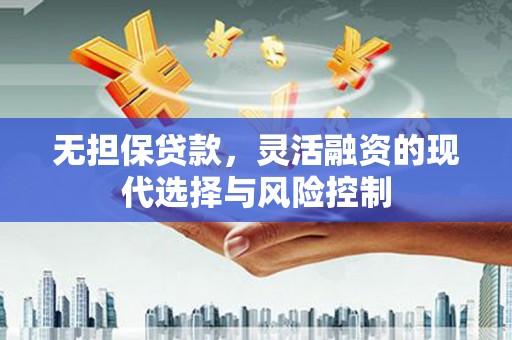 玄武无担保贷款，灵活融资的现代选择与风险控制