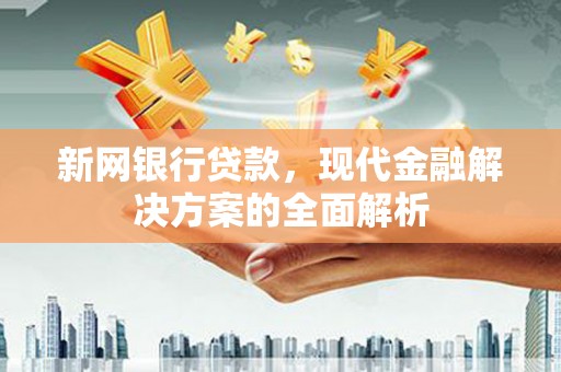 玄武新网银行贷款，现代金融解决方案的全面解析