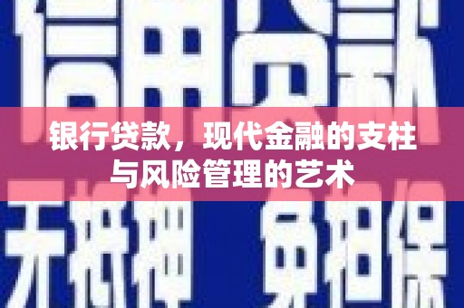 玄武银行贷款，现代金融的支柱与风险管理的艺术