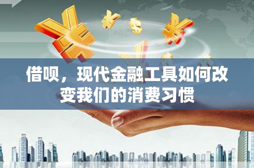 玄武借呗，现代金融工具如何改变我们的消费习惯