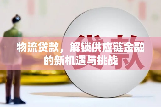玄武物流贷款，解锁供应链金融的新机遇与挑战