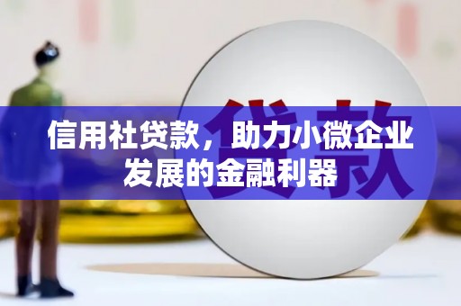 玄武信用社贷款，助力小微企业发展的金融利器