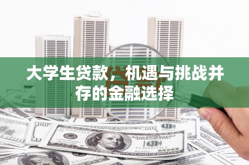 玄武大学生贷款，机遇与挑战并存的金融选择