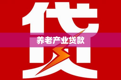 玄武养老产业贷款