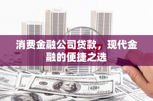 玄武消费金融公司贷款，现代金融的便捷之选