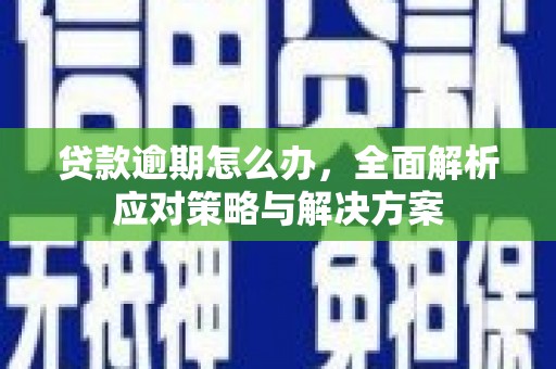 玄武贷款逾期怎么办，全面解析应对策略与解决方案