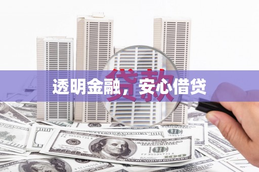 玄武透明金融，安心借贷