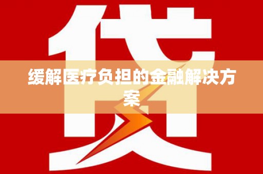 玄武缓解医疗负担的金融解决方案