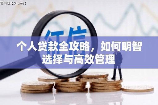 玄武个人贷款全攻略，如何明智选择与高效管理