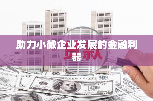 玄武助力小微企业发展的金融利器