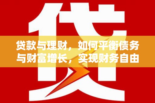玄武贷款与理财，如何平衡债务与财富增长，实现财务自由