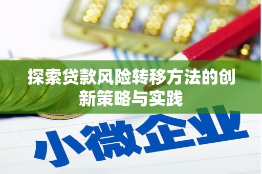 玄武探索贷款风险转移方法的创新策略与实践